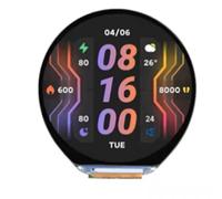 Osmond Placa de Desarrollo ESP32 S3 Pantalla LCD Redonda de 1,46 Pulgadas de 1,46 Pulgadas Sensor QMI8658 de 412 X 412/MIC/SD/MP3 Audio Sin Panel de Cubierta