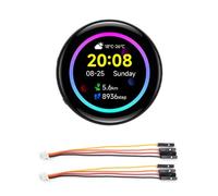 Osmond Placa de Desarrollo RP2350 con Pantalla Táctil AMOLED de 1,43 Pulgadas, Sensor de 6 Ejes Integrado de 466 X 466 y Carcasa CNC para HMI LVGL.