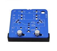 Osmond Plantilla para Bisagras de Puertas de Gabinetes, Plantilla para Bisagras Ocultas, Plantilla para Herrajes de Gabinetes, Plantilla de Marcado para Bisagras Ocultas de 26/35 mm