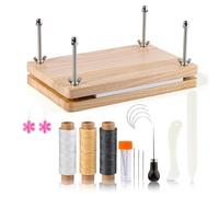 Osmond - Prensa para libros (kits de encuadernación, suministros de encuadernación, kit de encuadernación para principiantes, herramienta de carpetas de hueso para bricolaje, 7,9 x 11,6 pulgadas)