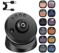 Osmond Proyector de Estrellas de Alta Definición con Meteoritos y Galaxias, Rotación de 360°, Efecto Realista de Noche Estrellada.