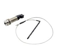 Osmond Puente Jack Mono de 1/4" con Conector de 6,35 Mm, Pasivo para Ukelele y Guitarra Acústica.