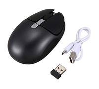 Osmond Ratón inalámbrico Bluetooth de diseño ergonómico, mini ratón óptico portátil para juegos con receptor USB