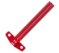 Osmond Regla en T de Precisión para Marcado de Carpintería de Aleación de Aluminio. Regla de Marcado de Lujo con Tachado. Herramientas de Medición.