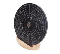 Osmond Rueda de Acordes de Guitarra Esfera de Escala Herramienta de Melodía de Madera Instrumentos Musicales y Accesorios Rueda de Acordes para Músicos Tamaño L