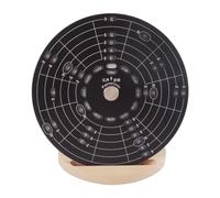 Osmond Rueda de Acordes de Guitarra Esfera de Escala Herramienta de Melodía de Madera Instrumentos Musicales y Accesorios Rueda de Acordes para Músicos Tamaño S