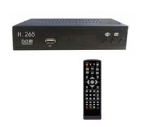 Osmond Sintonizador de TV Digital DVB T2 HEVC 265 DVB-T2 265 1080P HD Decodificador USB Receptor de TV Terrestre EPG Set Top Box, Enchufe Europeo