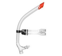 Osmond Snorkel Entrenamiento Natación con Boquilla Montaje Central y Válvula Purga Unidireccional para Entrenamiento Natación Vuelta, para Jóvenes y Niños, Color