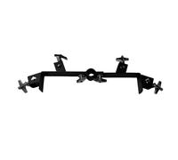 Osmond Soporte de metal para cencerro montado en tambor, soporte ajustable para platillos de expansión para tambor