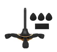 Osmond Soporte para Flauta y Clarinete, Base Amarilla Llamativa Plegable y Extraíble