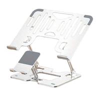 Osmond Soporte Plegable 2 en 1 con Disipación de, Antideslizante y de Ajustable para Teléfonos Móviles, Portátiles y Tabletas B