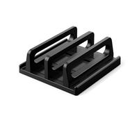 Osmond Soporte Vertical Ajustable 4 en 1 para Portátil, de Plástico ABS, con Doble Ranura, para Tableta, Teléfono, EBook, Antideslizante, para Escritorio.