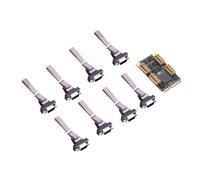 Osmond Tarjeta Controladora Mini PCIE Express de 8 Puertos Serie, Adaptador Mini PCIe DB9 RS232, Tarjeta Mini PCI-e COM con Protección ESD de 15 KV
