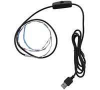 Osmond UVC Germicida Desinfección Barra 5 V Lámpara Bacterricida Ácaros Bandas Luminosas LED Tira Luz 50 X 1 Cm