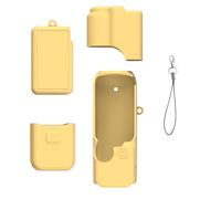 Osmos Pocket 4 Funda de silicona, juego de funda protectora completa para DJI OSMO Pocket 4, tapa de lente, funda de cuerpo, cubierta de pantalla, funda de batería y correa antipérdida, accesorio de