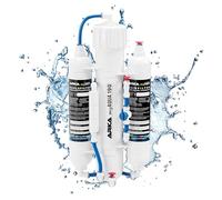 Ósmosis inversa acuario - ARKA myAQUA 190 - elimina 99% de sales, bacterias y contaminantes - 190L/día - filtro de agua doméstico y acuario - instalación fácil - kit completo sin electricidad
