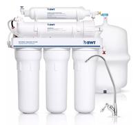 Ósmosis Inversa Doméstica BWT MO575MBWT - Sin Bomba, para Presión de Entrada de 3-6 Bar - 5 Etapas con REMINERALIZADOR - 75 GPD, Caudal de 11,8 L/h, Tanque de 12 L
