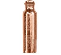 OSNICA Botella de agua de cobre para viajero 100% cobre puro, botella de agua libre de juntas y a prueba de fugas - Beneficios para la salud ayurvédica, elegante botella de cobre 900 ml (Diseño 10)