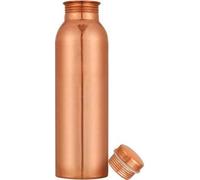 OSNICA Joint Free - Botella de agua de cobre a prueba de fugas, recipiente de cobre ayurveda, elegante botella para deportes, fitness, yoga, beneficios naturales para la salud, 900 ml (diseño 06)