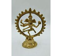 OSNICA Latón Natraj Estatua Ídolo Escultura Shiva - Nataraj el señor de la Danza Natrajan 4 Pulgadas