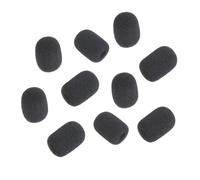 OSNIYAW 10 unids/Pack Protector de Cubierta de Esponja 8mm de diámetro micrófono Filtro Parabrisas para Auriculares micrófono Protector reemplazo