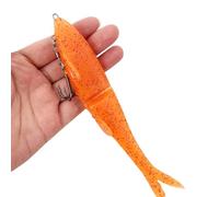 OSNIYAW 12 cm/17 cm Flexible Swimbaits V Cola, señuelo de pesca artificial suave de hundimiento lento, cebo de simulación de pesca