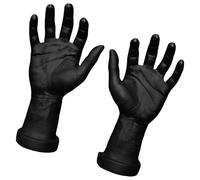OSNIYAW 2 piezas de maniquí de manos humanas artificiales resistentes maniquí masculino mano realista accesorios para entrenamiento de uñas y decoraciones de fiesta propiedad educativa curso, talla
