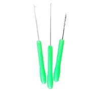OSNIYAW 3 Uds pesca empalme aguja cebo broca Aprete Boilie broca Stringer gancho accesorios accesorios