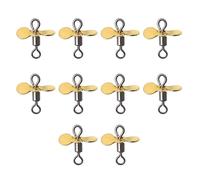 OSNIYAW Acero inoxidable Spinnerbait Requisiten, hélice de mosca, señuelos de pesca Spinnerbait, anzuelos, señuelos de pesca Topwater, distancia de lanzamiento