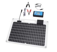 OSNIYAW Batería de coche solar profesional que carga 100 W de potencia, doble voltaje, salida USB, rápido con protección de seguridad, panel solar batería de coche