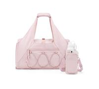 OSNIYAW Bolsa de ejercicio moderna para mujer, se adapta a la botella de agua estándar para esterilla de yoga, ideal para entrenamientos y viajes, bolsa de gimnasio con correa para esterilla de yoga