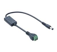 OSNIYAW Cable convertidor de voltajes macho de 5,5 x 2,1 mm CC de 5 V a 5 V CC con protección contra sobrecorriente para dispositivos de 5 V, cable de alimentación de cámara