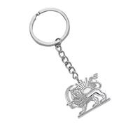OSNIYAW Cadena única en forma de Irán de metal inoxidable para decoración de mochila, regalo pensado para amigos, colgante de geografía, plata, B