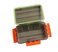 OSNIYAW Caja de almacenamiento versátil para aparejos de pesca con sellado a prueba de fugas, caja de plástico extraíble, gancho para cebo, maletín de aparejos de pesca