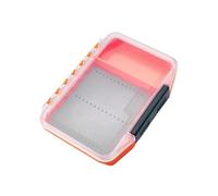 OSNIYAW Caja de pesca con mosca, impermeable, fácil de agarrar y tapa transparente, señuelos de pesca con mosca de un solo lado, funda de transporte, almohadilla de esponja de varios colores incluida