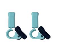OSNIYAW Cañas de pescar compactas de silicona ligera, con clip para caña de pescar, cierre elástico, protector duradero y de instalación rápida