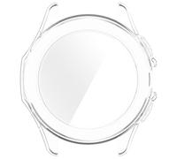 OSNIYAW Carcasa para reloj inteligente, protector de pantalla de cristal, compatible con relojes deportivos, protector de pantalla integrado, funda resistente a los golpes, cubierta de reloj