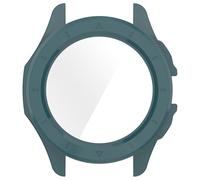 OSNIYAW Carcasa para reloj inteligente, protector de pantalla de cristal, compatible con relojes deportivos, protector de pantalla integrado, funda resistente a los golpes, cubierta de reloj