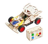 OSNIYAW Coche de conducción teledirigido de madera, proyecto de experimentación científica para niños de 7 años, modelo creativo de madera