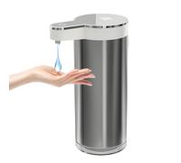 OSNIYAW Dispensador de jabón de espuma higiénico de activación rápida, superficie resistente a las huellas dactilares, perfecto para familias, dispensador de jabón fácil de usar
