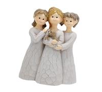 OSNIYAW Esculturas de hermanas, figuras de almas, decoración de mesa, decoración única para el hogar, amistad, Navidad, regalo de cumpleaños para mujeres, estatuas