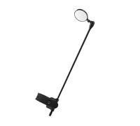 OSNIYAW Espejo retrovisor cascos de bicicleta, cascos de espejo retrovisor de cristal, casco de bicicleta ajustable, casco de motocicleta montado