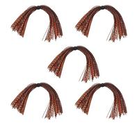 OSNIYAW Faldas de silicona para máscaras de goma, 5 paquetes, 220 hilos, señuelos de pesca, falda, kit de repuesto para señuelos de pesca, máscaras y falda