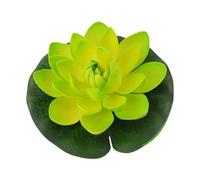 OSNIYAW Flores de lirios de agua flotantes de espuma de varios colores, flores de lotos artificiales para decoración del hogar y boda, decoración de interiores y exteriores