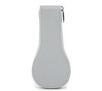 OSNIYAW Funda de piel auténtica portátil para reloj de viaje, caja de almacenamiento para relojes, bolsa de almacenamiento individual para viajes, bolsa de viaje
