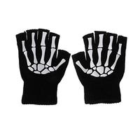 OSNIYAW Guantes de ciclismo de esqueleto de dedos para invierno, para niños, niñas, para exteriores, para ejercicios de bebé