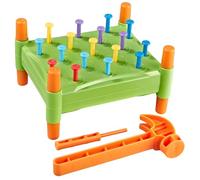 OSNIYAW Juego de construcción interactivo con piezas seguras, ideal para la educación de los niños y el juego divertido juego sensorial martillo juego