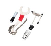 OSNIYAW Juego de herramientas de reparación de bicicleta de carretera, extractor de manivela de bicicleta, extractor de pedalier, trituradora de cadena, eliminación de cadena de volante, mantenimiento