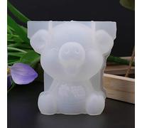 OSNIYAW Molde de resina epoxi 3D con forma de cerdo, para hacer joyas, molde de silicona, fácil de deshacer, para fondant, chocolate, formas de resina epoxi, llavero, redondo