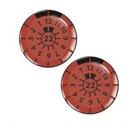 OSNIYAW Pegatina de gel para matrícula, pegatinas de inspección curvadas, estilo alemán, fácil de instalar, decoración exterior del coche, accesorios, pegatinas de gel, placa de matrícula alemana